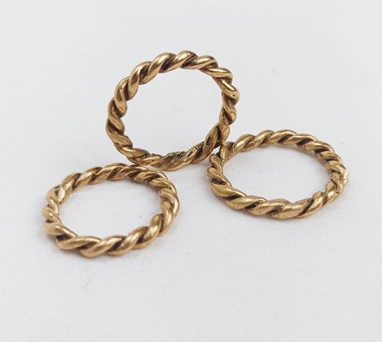Immagine di Anello torchon  in bronzo