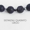 Immagine di Bracciale elastico in pietra Lavica 8 MM