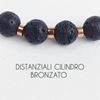 Immagine di Bracciale elastico in pietra Lavica 8 MM