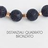 Immagine di Bracciale elastico in pietra Lavica 8 MM