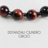 Immagine di Bracciale elastico in pietra occhio di bue 8MM